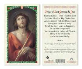 hc9-246e St. Gertrude Holy Cards