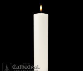 white christ candle