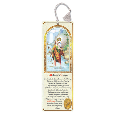st. christopher bookmark