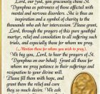 BK60DYME St. Dymphna Bookmark