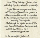 BK60FAE Our Lady of Fatima Bookmark