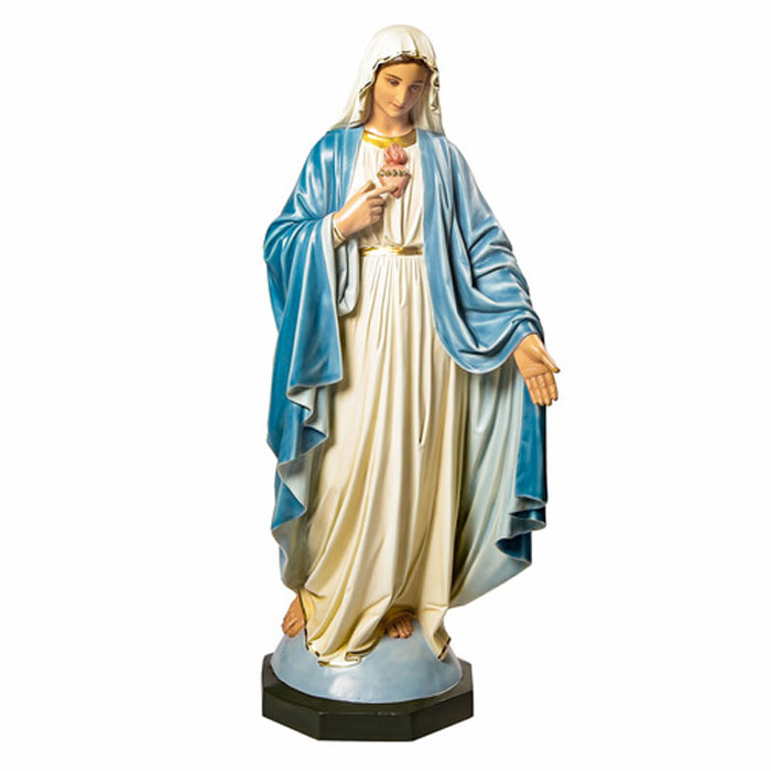 Immaculate Heart of Mary Statue F7062RLC, 49"H. McKay Church Goods