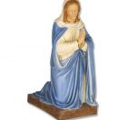 kneeling mary statue