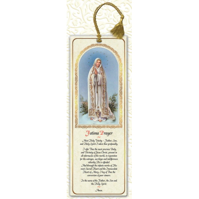 our lady of fatima bookmark