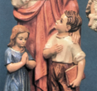 Christ with Children Statue