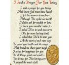 BK60JPE I Said A Prayer For You Today Bookmark