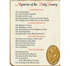 BK60LOE Rosary Mysteries Bookmark