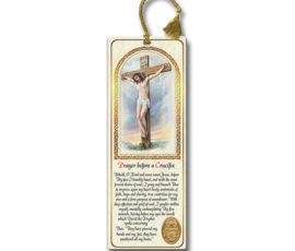 Prayer before Crucifix Bookmark