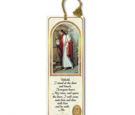 Jesus knocking bookmark