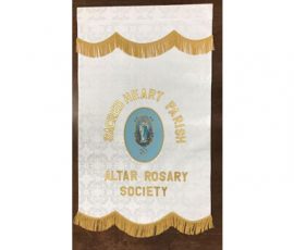 Our Lady of the Rosary Society Banner