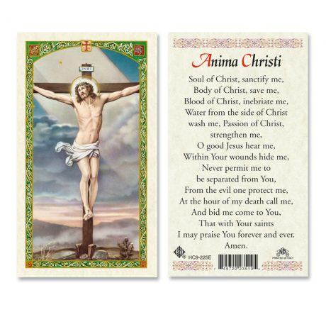 HC9-225 Anima Christi Holy Cards