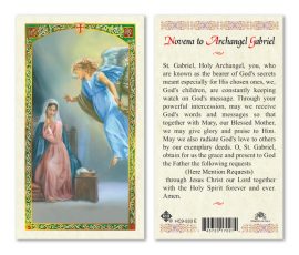 hc9-533e Archangel Gabriel Holy Cards