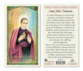 hC9-178e St. John Neumann Holy Cards