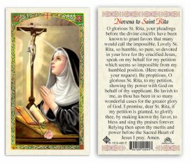 hC9-480e St. Rita Holy Cards