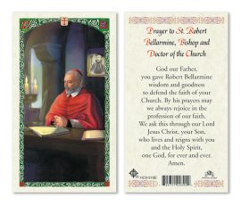 hC9-516e St. Robert Bellarmine Holy Cards