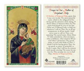 Our Lady of Perpetual Help Holy Cards