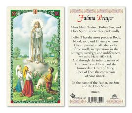 Fatima Holy Cards
