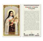 hc9-024s Spanish St. Therese Holy Cards