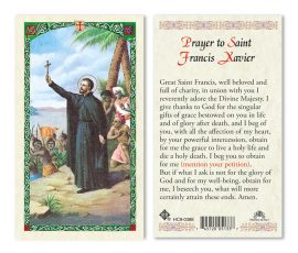 hc9-038e St. Francis Xavier Holy Cards