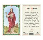 hc9-040e St. Barbara Holy Cards