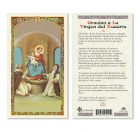hc9-042s Spanish Rosary Holy Cards