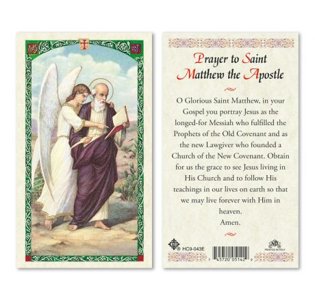 hc9-043e St. Matthew Holy Cards
