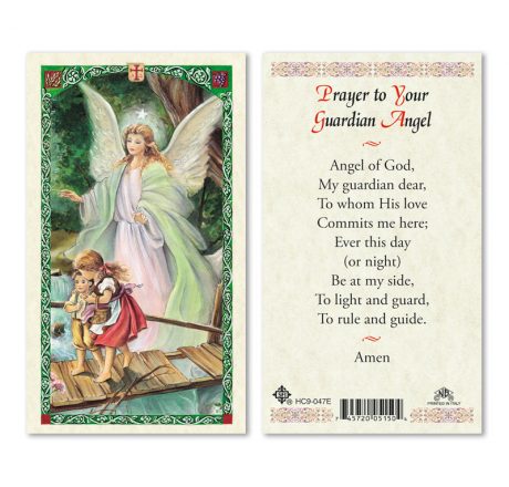 hc9-047e Guardian Angel Holy Cards
