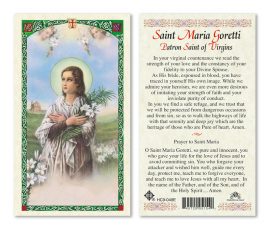 hc9-049e St. Maria Goretti Holy Cards
