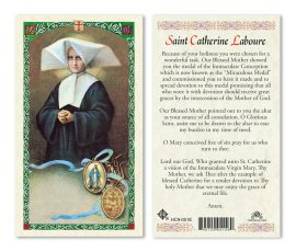 hc9-051e St. Catherine of Laboure Holy Cards