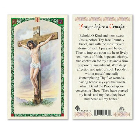 hc9-057e Prayer Before A Crucifix