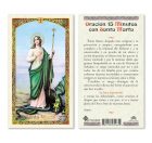 hc9-064s Spanish St. Martha Holy Cards