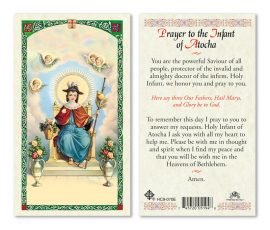 hc9-070e Infant of Atocha Holy Cards