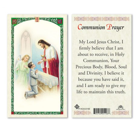 hc9-072e Communion Holy Cards