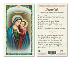 hc9-075e Regina Coeli Holy Cards