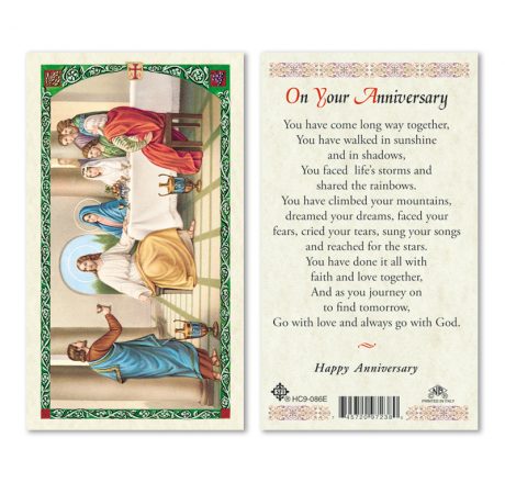 hc9-086e Anniversary Holy Cards