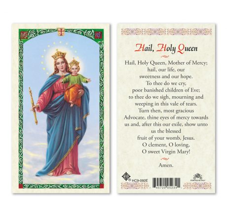 hc9-092e Hail Holy Queen Holy Cards