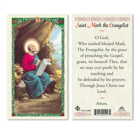 hc9-099e St. Mark Holy Cards