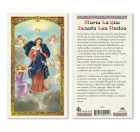 hc9-101s HC9-101E Mary Undoer of Knots Holy Cards