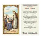 hc9-102s St. Monica Holy Card