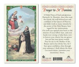 hc9-103e St. Dominic Holy Cards