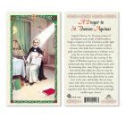 hc9-104e St. Thomas Aquinas Holy Cards