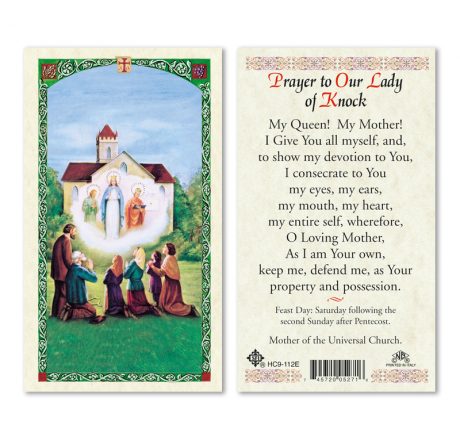 hc9-112e Our Lady of Knock Holy Cards