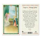 hc9-115e Archangel Gabriel Holy Cards