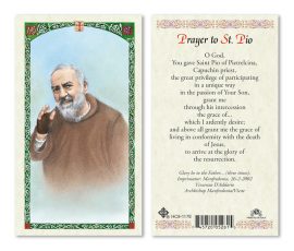 hc9-117e St. Pio Holy Cards