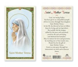 hc9-136e St. Mother Teresa Holy Cards