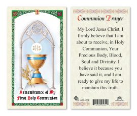 hc9-155e Communion Holy Cards