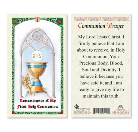 hc9-155e Communion Holy Cards