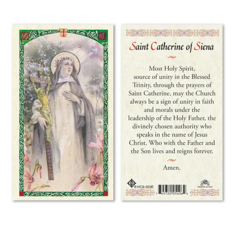 hc9-203e St. Catherine Holy Cards