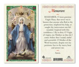 hc9-207e Memorare Holy Cards