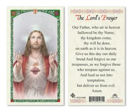 hc9-226e Our Father Holy Cards